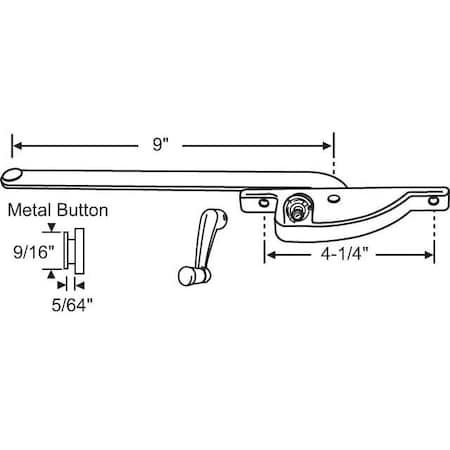 Strybuc Casement Operator Assembly 36-107
